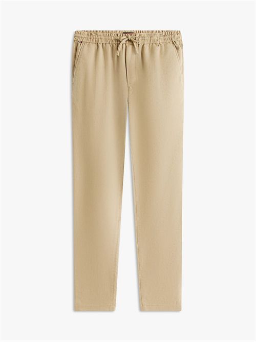Pantaloni chino Harlem in misto lino TOMMY HILFIGER | MW0MW42336/AEG